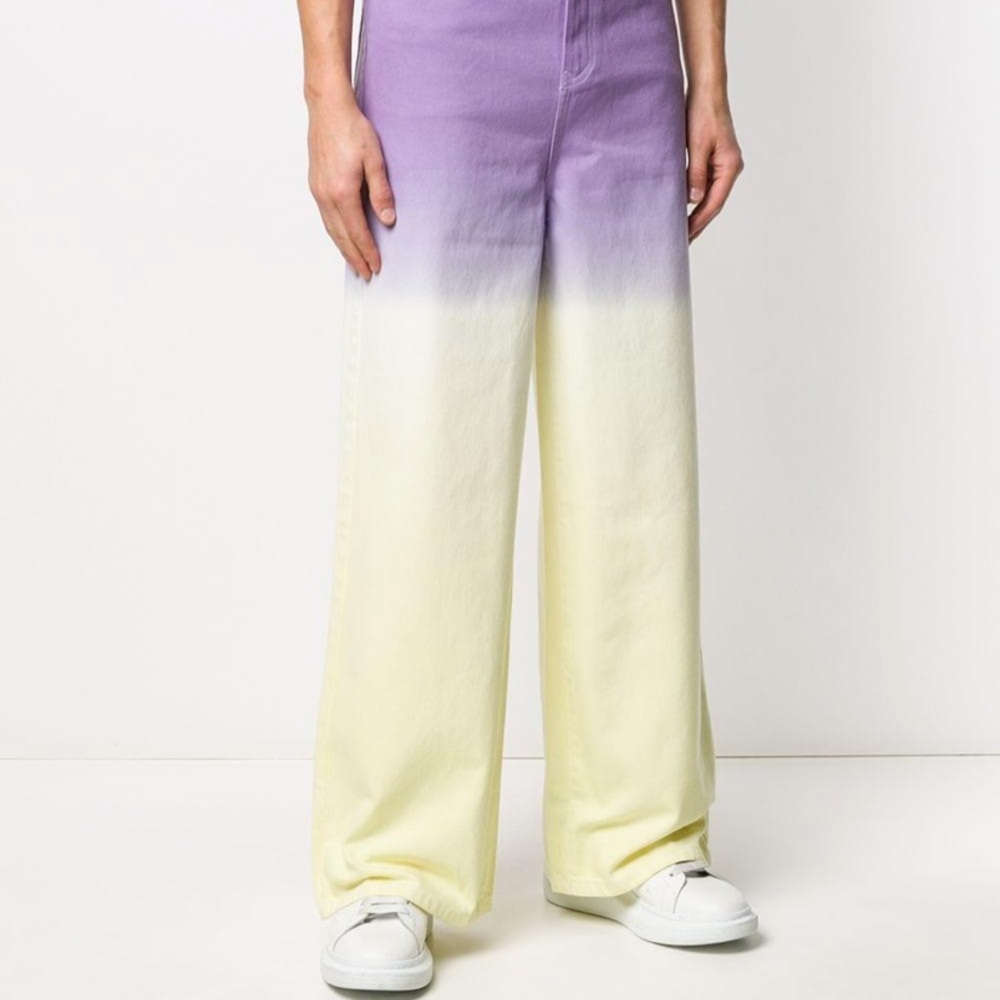 Daily Paper Denim Fidip Gradient Print Jeans Purple Yellow Medium